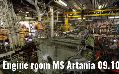 Engine room MS Artania 09.10.2014
