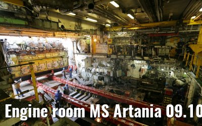 Engine room MS Artania 09.10.2014
