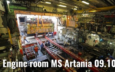 Engine room MS Artania 09.10.2014