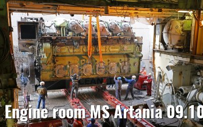 Engine room MS Artania 09.10.2014
