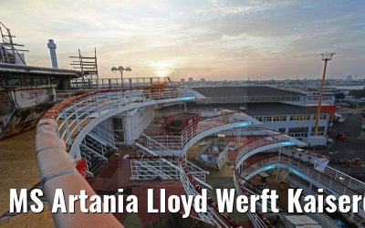 MS Artania Lloyd Werft Kaiserdock II 09.10.2014