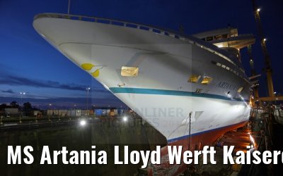 MS Artania Lloyd Werft Kaiserdock II 09.10.2014