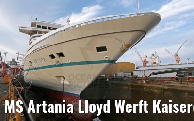 MS Artania Lloyd Werft Kaiserdock II 09.10.2014