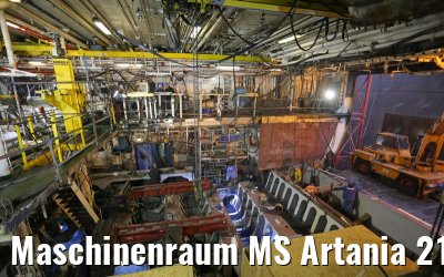 Maschinenraum MS Artania 21.10.2014
