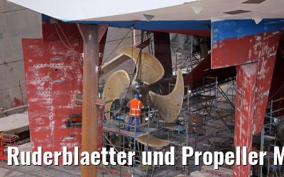 Ruderblaetter und Propeller MS Artania 23.10.2014