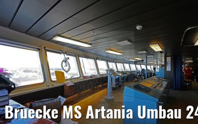 Bruecke MS Artania Umbau 24.11.2014