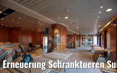 Erneuerung Schranktueren Suiten MS Artania 24.11.2014