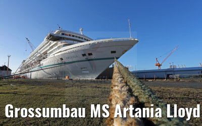 Grossumbau MS Artania Lloyd Werft 24.11.2014