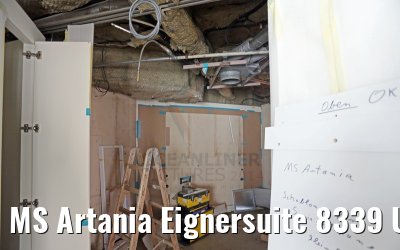 MS Artania Eignersuite 8339 Umbau 24.11.2014