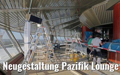 Neugestaltung Pazifik Lounge MS Artania 24.11.2014