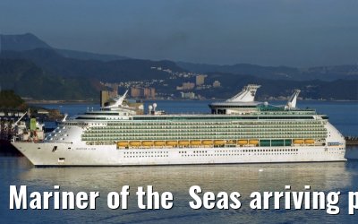 Mariner of the  Seas arriving port of Keelung, 14. September 2013