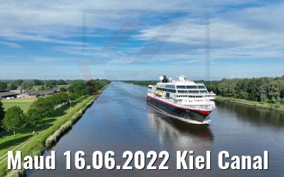 Maud 16.06.2022 Kiel Canal