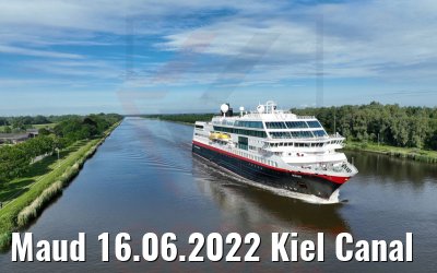 Maud 16.06.2022 Kiel Canal