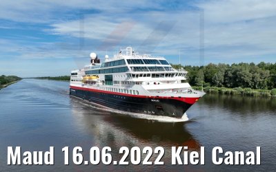 Maud 16.06.2022 Kiel Canal