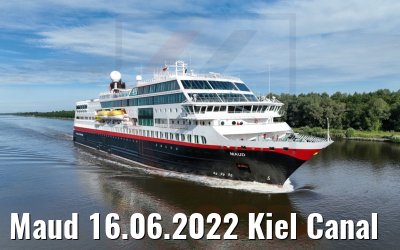 Maud 16.06.2022 Kiel Canal
