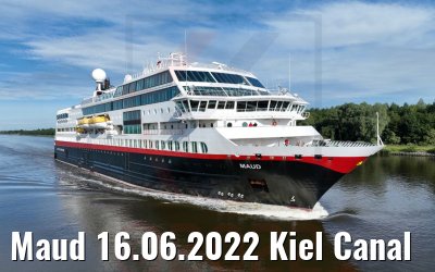 Maud 16.06.2022 Kiel Canal