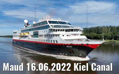 Maud 16.06.2022 Kiel Canal