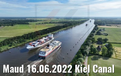 Maud 16.06.2022 Kiel Canal