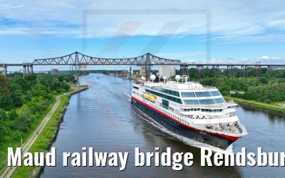 Maud railway bridge Rendsburg Kiel Canal 16.06.2022