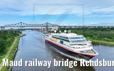 Maud railway bridge Rendsburg Kiel Canal 16.06.2022