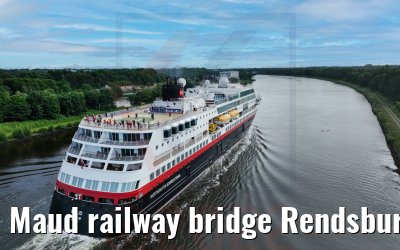 Maud railway bridge Rendsburg Kiel Canal 16.06.2022