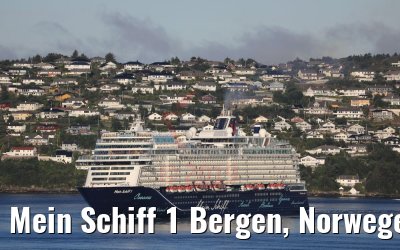 Mein Schiff 1 Bergen, Norwegen 16.07.2019
