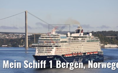 Mein Schiff 1 Bergen, Norwegen 16.07.2019