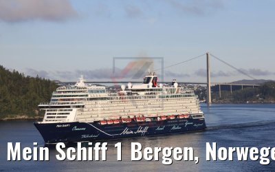 Mein Schiff 1 Bergen, Norwegen 16.07.2019