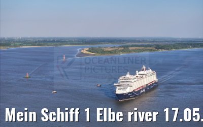 Mein Schiff 1 Elbe river 17.05.2024