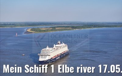Mein Schiff 1 Elbe river 17.05.2024