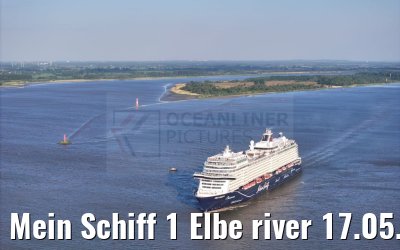 Mein Schiff 1 Elbe river 17.05.2024