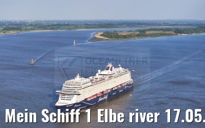 Mein Schiff 1 Elbe river 17.05.2024