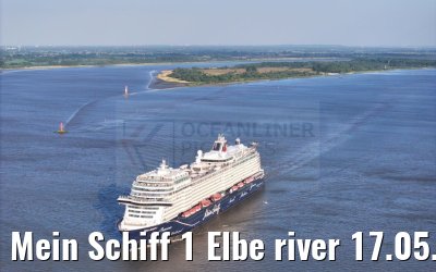 Mein Schiff 1 Elbe river 17.05.2024
