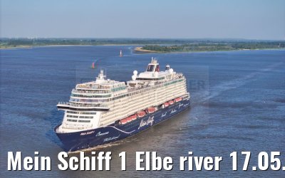 Mein Schiff 1 Elbe river 17.05.2024