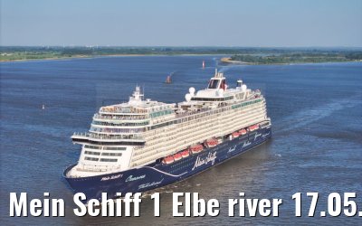 Mein Schiff 1 Elbe river 17.05.2024