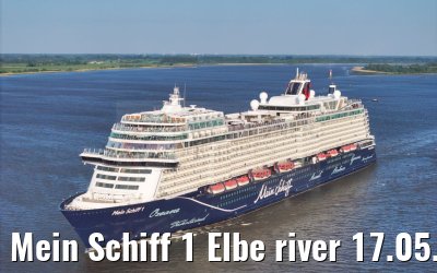 Mein Schiff 1 Elbe river 17.05.2024