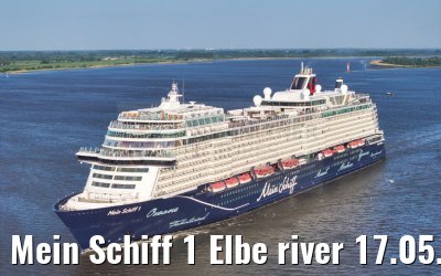 Mein Schiff 1 Elbe river 17.05.2024