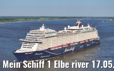 Mein Schiff 1 Elbe river 17.05.2024