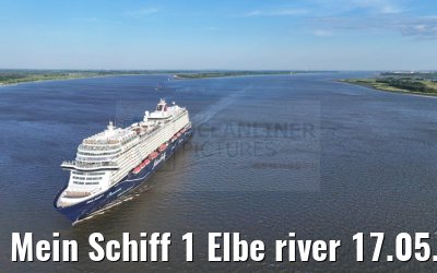 Mein Schiff 1 Elbe river 17.05.2024