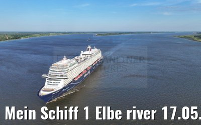 Mein Schiff 1 Elbe river 17.05.2024