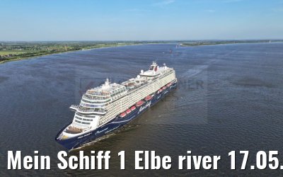 Mein Schiff 1 Elbe river 17.05.2024