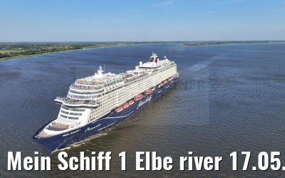 Mein Schiff 1 Elbe river 17.05.2024
