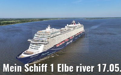 Mein Schiff 1 Elbe river 17.05.2024