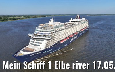 Mein Schiff 1 Elbe river 17.05.2024