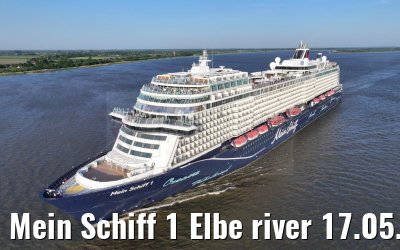 Mein Schiff 1 Elbe river 17.05.2024
