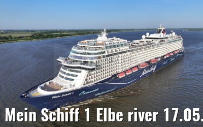 Mein Schiff 1 Elbe river 17.05.2024
