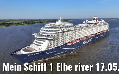 Mein Schiff 1 Elbe river 17.05.2024