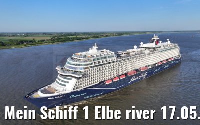 Mein Schiff 1 Elbe river 17.05.2024