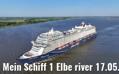 Mein Schiff 1 Elbe river 17.05.2024