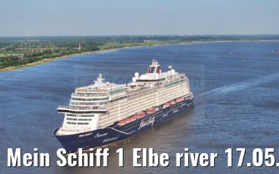 Mein Schiff 1 Elbe river 17.05.2024